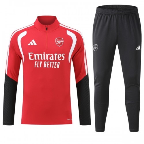 Arsenal Harjoittelupusero puvut 2026-27 1/4-Zip Punainen Arsenal Harjoittelupusero puvut 2026-27 1/4-Zip Punainen