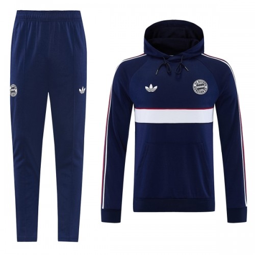 Bayern München Hoodie Harjoittelupusero puvut 2026-27 Laivasto Bayern München Hoodie Harjoittelupusero puvut 2026-27 Laivasto