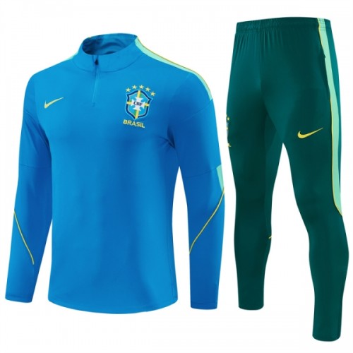 Brasilia Harjoittelupusero puvut 2026-27 1/4-Zip Sininen Brasilia Harjoittelupusero puvut 2026-27 1/4-Zip Sininen