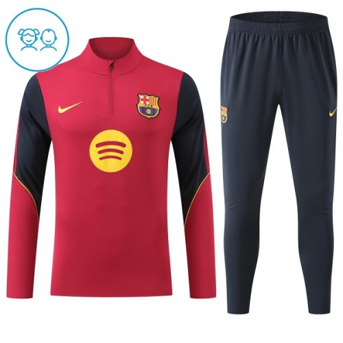 FC Barcelona Harjoittelupusero puvut 2026-27 1/4-Zip Punainen - Lapset FC Barcelona Harjoittelupusero puvut 2026-27 1/4-Zip Punainen - Lapset