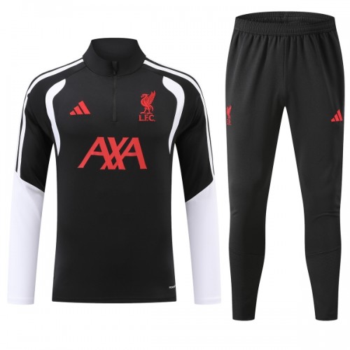 Liverpool Harjoittelupusero puvut 2026-27 1/4-Zip Musta Liverpool Harjoittelupusero puvut 2026-27 1/4-Zip Musta