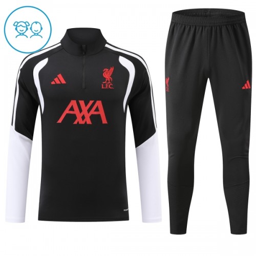 Liverpool Harjoittelupusero puvut 2026-27 1/4-Zip Musta - Lapset Liverpool Harjoittelupusero puvut 2026-27 1/4-Zip Musta - Lapset