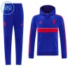 Manchester United Hoodie Harjoittelupusero puvut 2026-27 Sininen - Lapset Manchester United Hoodie Harjoittelupusero puvut 2026-27 Sininen - Lapset