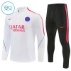 Paris Saint-Germain Harjoittelupusero puvut 2026-27 1/4-Zip Valkoinen - Lapset Paris Saint-Germain Harjoittelupusero puvut 2026-27 1/4-Zip Valkoinen - Lapset