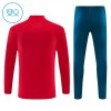 Portugali Harjoittelupusero puvut 2026-27 1/4-Zip Punainen - Lapset