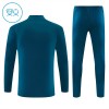 Portugali Harjoittelupusero puvut 2026-27 1/4-Zip Sininen - Lapset