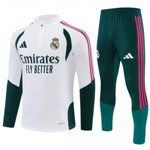 Real Madrid Harjoittelupusero puvut 2026-27 1/4-Zip Valkoinen Real Madrid Harjoittelupusero puvut 2026-27 1/4-Zip Valkoinen