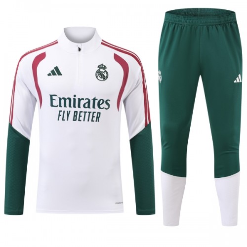 Real Madrid Harjoittelupusero puvut 2026-27 1/4-Zip Valkoinen Real Madrid Harjoittelupusero puvut 2026-27 1/4-Zip Valkoinen