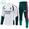 Real Madrid Harjoittelupusero puvut 2026-27 1/4-Zip Valkoinen - Lapset