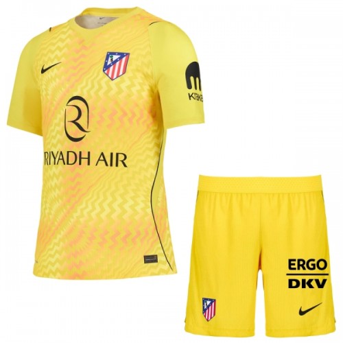 Jalkapallo Fanipaita Maalivahti Atlético Madrid 2026-27 Keltainen - Lapset Jalkapallo Fanipaita Maalivahti Atlético Madrid 2026-27 Keltainen - Lapset