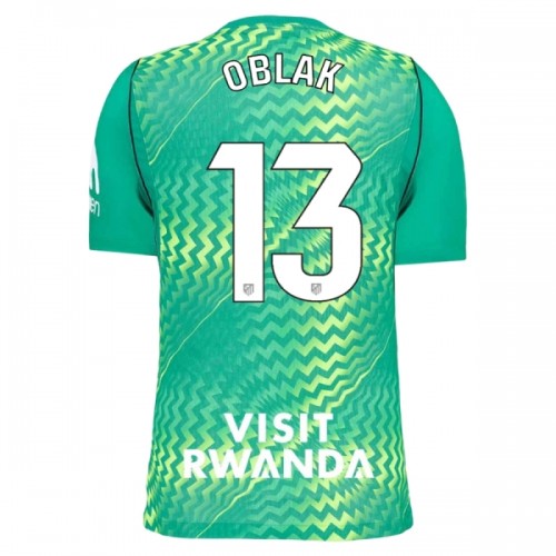 Jalkapallo Fanipaita Maalivahti Atlético Madrid Oblak 13 2026-27 Vihreä Jalkapallo Fanipaita Maalivahti Atlético Madrid Oblak 13 2026-27 Vihreä