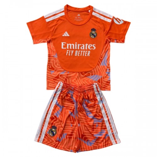 Jalkapallo Fanipaita Maalivahti Real Madrid 2026-27 Oranssi - Lapset Jalkapallo Fanipaita Maalivahti Real Madrid 2026-27 Oranssi - Lapset