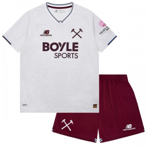 Jalkapallo Fanipaita West Ham United Vieraspeliasusetti 2026-27 - Lapset Jalkapallo Fanipaita West Ham United Vieraspeliasusetti 2026-27 - Lapset