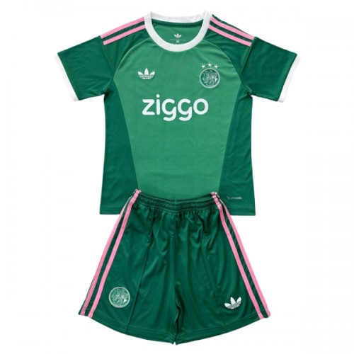 Jalkapallo Fanipaita Maalivahti Ajax Amsterdam 2026-27 Vihreä - Lapset Jalkapallo Fanipaita Maalivahti Ajax Amsterdam 2026-27 Vihreä - Lapset