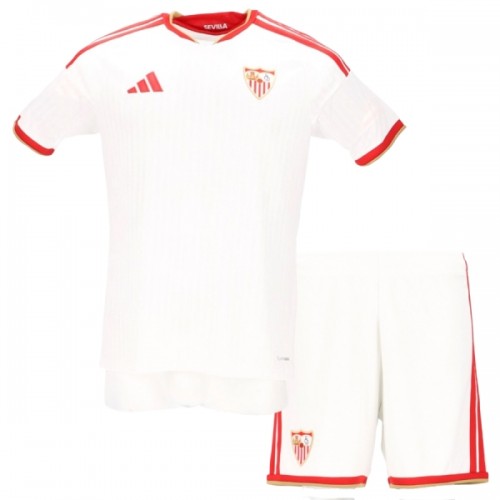 Jalkapallo Fanipaita Sevilla FC Kotipeliasusetti 2026-27 - Lapset Jalkapallo Fanipaita Sevilla FC Kotipeliasusetti 2026-27 - Lapset
