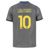 Jalkapallo Fanipaita Inter Milan Lautaro 10 Kolmaspeliasusetti 2026-27 - Lapset