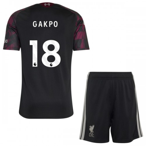 Jalkapallo Fanipaita Liverpool Gakpo 18 Kolmaspeliasusetti 2026-27 - Lapset Jalkapallo Fanipaita Liverpool Gakpo 18 Kolmaspeliasusetti 2026-27 - Lapset