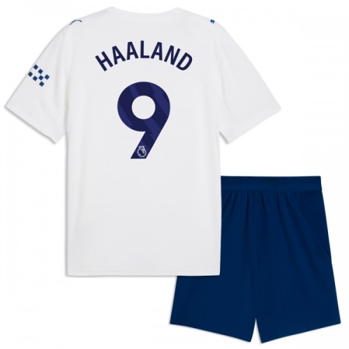 Jalkapallo Fanipaita Manchester City Haaland 9 Kolmaspeliasusetti 2026-27 - Lapset Jalkapallo Fanipaita Manchester City Haaland 9 Kolmaspeliasusetti 2026-27 - Lapset