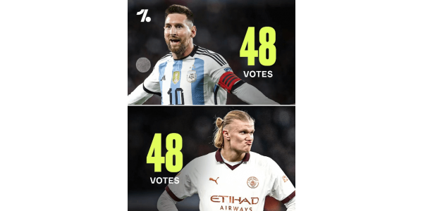 Haaland hävisi taas! Messi valittiin vuoden jalkapalloilijaksi kahdeksannen kerran! Haaland hävisi taas! Messi valittiin vuoden jalkapalloilijaksi kahdeksannen kerran!