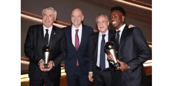 Real Madrid loistaa FIFA:n vuotuisessa parhaan palkintoseremoniassa Real Madrid loistaa FIFA:n vuotuisessa parhaan palkintoseremoniassa