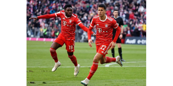 Bayern voitti 5-3, Cancelo teki Bayernin ensimmäisen maalin