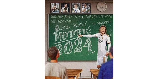 Real Madrid jatkaa Modricia vuoteen 2024 asti
