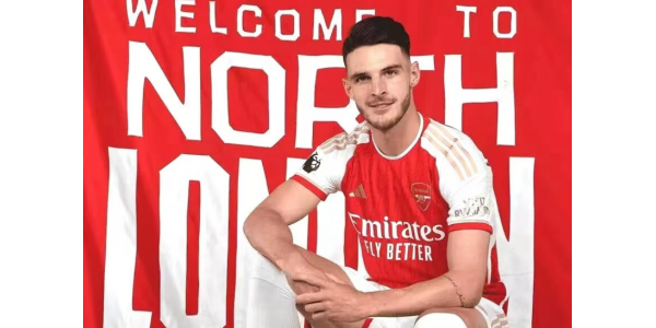 Rice liittyi virallisesti Arsenaliin, joukkueen arvo ylitti Manchester Cityn ja nousi maailman ykköseksi Rice liittyi virallisesti Arsenaliin, joukkueen arvo ylitti Manchester Cityn ja nousi maailman ykköseksi