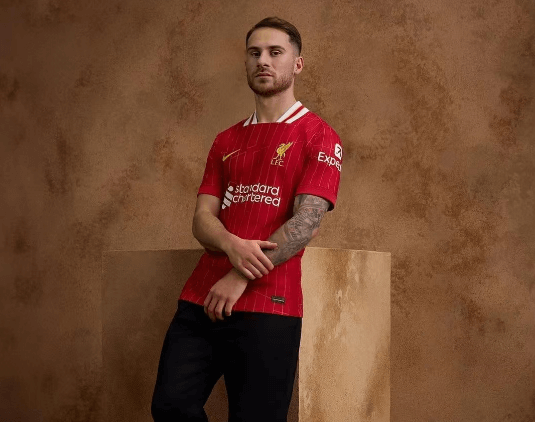 Liverpoolin uusi paita osoittaa kunnioitusta klassikoille