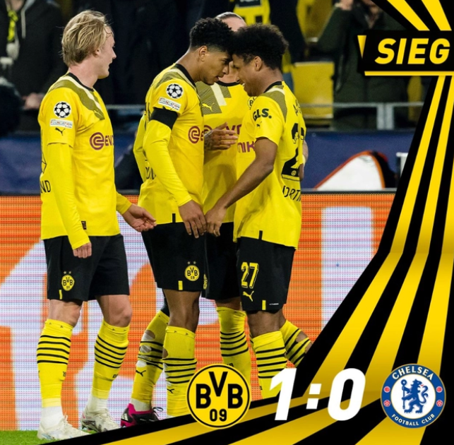 Borussia Dortmund voitti Chelsean 1-0