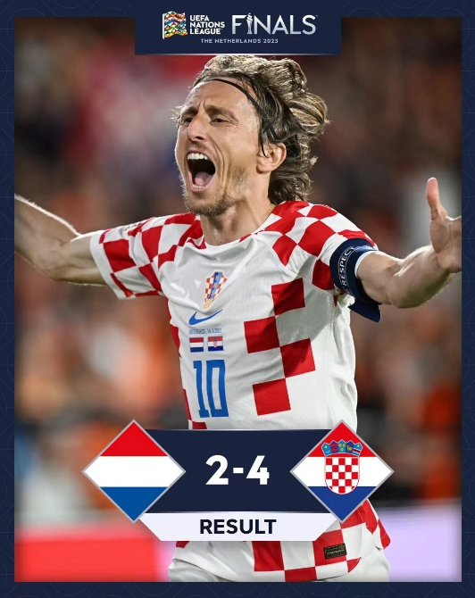 Modric johtaa Kroatian UEFA Nations Leaguen finaaliin