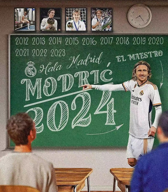 Real Madrid jatkaa Modricia vuoteen 2024 asti